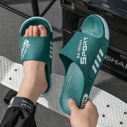 Mens Slippers For Men Non Slip PVC Soft Sole Casual Outdoor Beach by zapcart