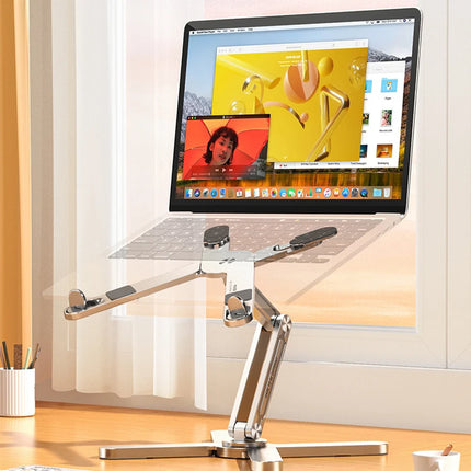 YASOKO Foldable Laptop Stand For Professionals 360 Rotation by zapcart