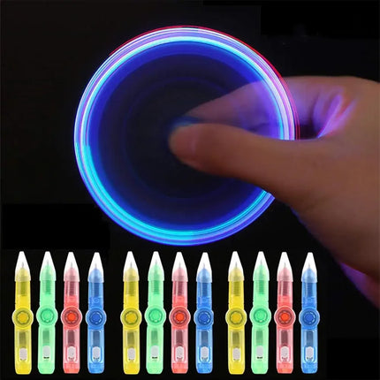 Led Colourful Luminous Spinning Pen For Kids And Students by zapcart