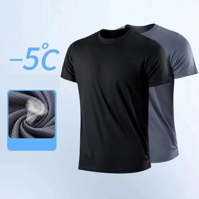 Youongwear Men Quick Dry Ice Silk T Shirt Base Layer by zapcart