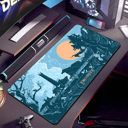 UKGF Gaming Desk Mat 90x40cm Non Slip With Wrist Strap by zapcart