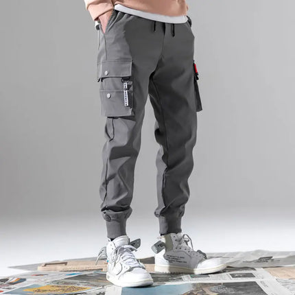 Longchengyixi Men Cargo Joggers Classic Drawcord Pants by zapcart