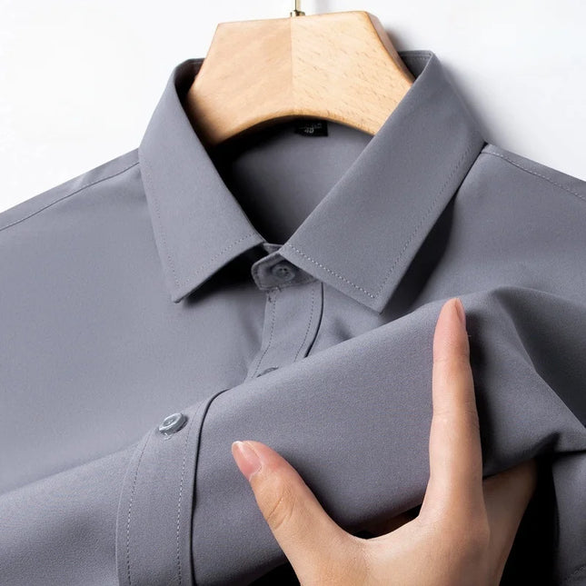 CN Zhejiang Anti Wrinkle Mens Dress Shirt For Men Slim Fit by zapcart
