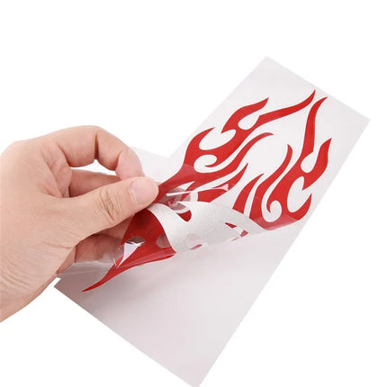 Choice Flame Car Sticker For Bumper Hood Mirrors Scratches by zapcart