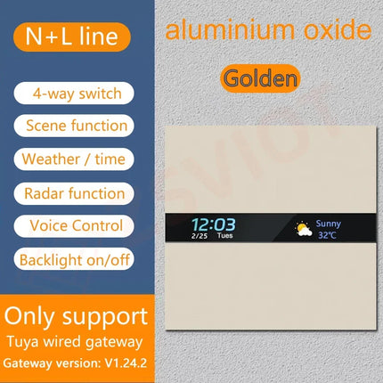 Tuya Zigbee Smart Switch 4 Gang For Homes Motion Sensor by zapcart