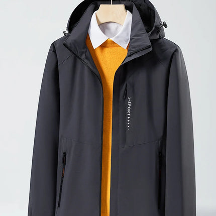 Anbican Unisex Outdoor Waterproof Windbreaker Hooded Jacket by zapcart