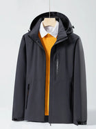 Anbican Unisex Outdoor Waterproof Windbreaker Hooded Jacket by zapcart