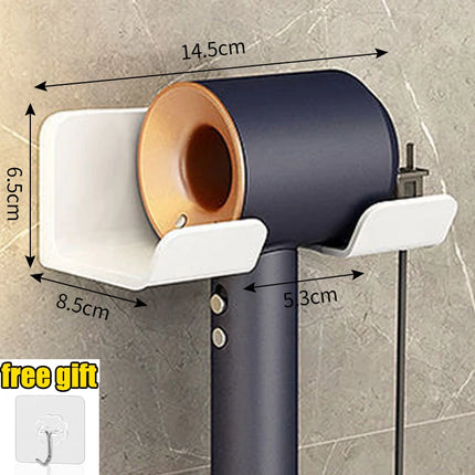 Choice Hair Dryer Holder Wall Mounted Bathroom Organizer