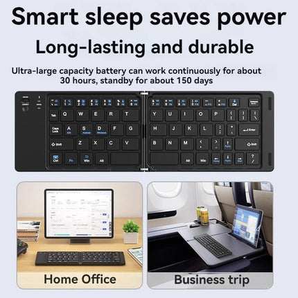 Uyellow Foldable Wireless Keyboard For iPad Slim Portable by zapcart