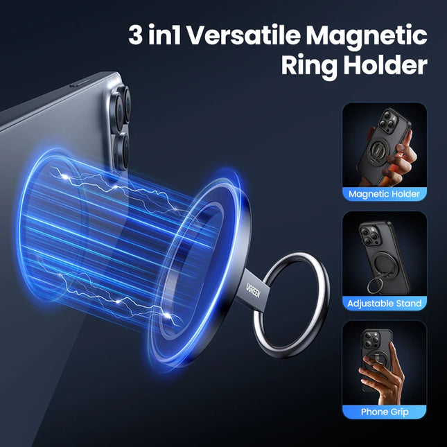 UGREEN Magnetic Ring Holder MagSafe Phones 360 Rotation by zapcart