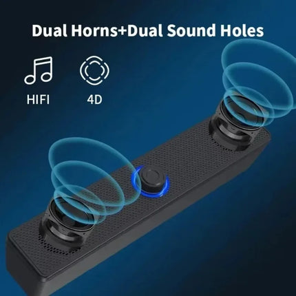 XIKCU Immersive Bluetooth 4D Surround Sound System For TV by zapcart