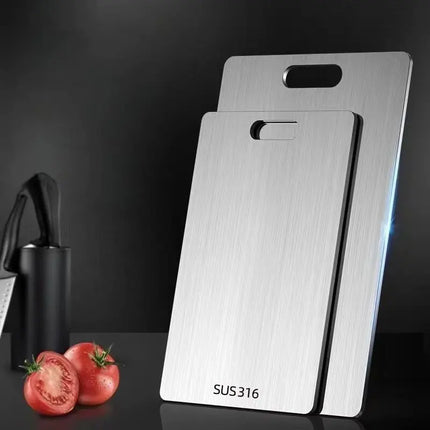 Choice Stainless Steel Cutting Board Antibacterial Kitchen by zapcart