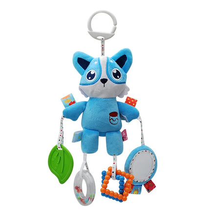 Baby Vehicle Mounted Cartoon Animal Soft Rattle Toy Infants by zapcart