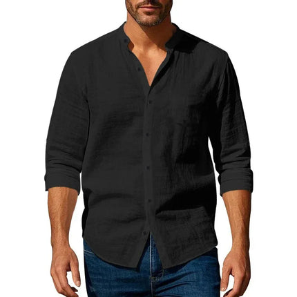 Cotton Linen Shirt For Men King Billion Slim Fit Breathable by zapcart