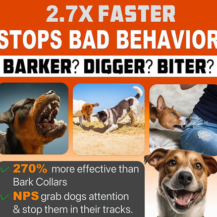 ABQP Ultrasonic Dog Repeller For Pet Owners Rechargeable by zapcart