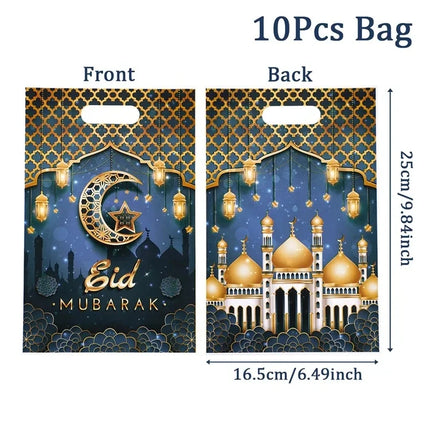 Eid Mubarak Gift Bags Ramadan Candy Cookies Muslim Party by zapcart