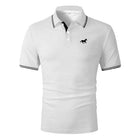 Anhui Choice Men Polo Shirt Breathable Logo Print Golf by zapcart