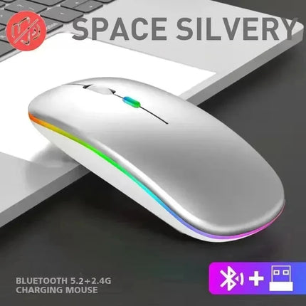 Phonepace Wireless Mouse Dual Mode Bluetooth Silent Office