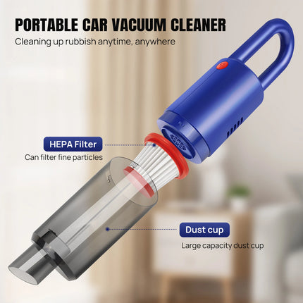DayPlus Cordless Car Vacuum Powerful 6200Pa 0.7kg For Cars by zapcart