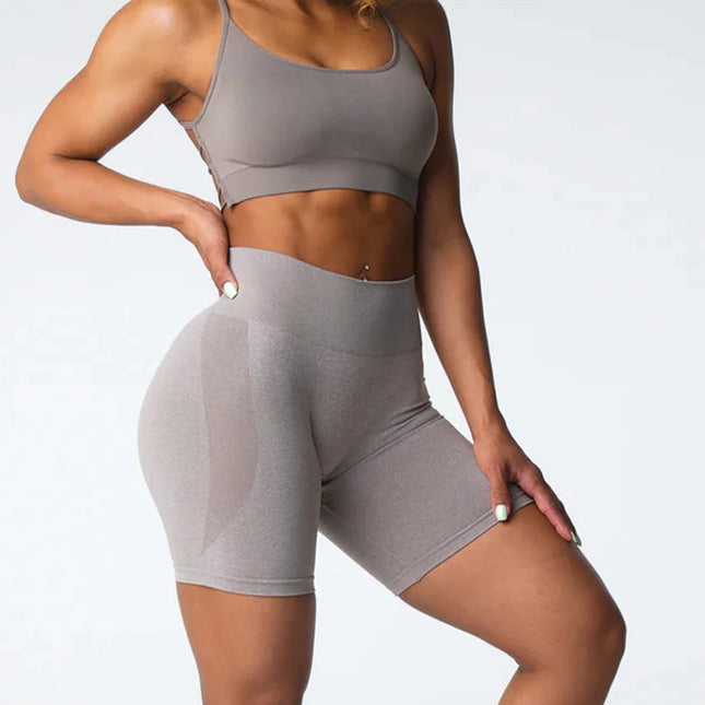 TKITK Seamless Workout Shorts Women Gym Yoga Breathable by zapcart