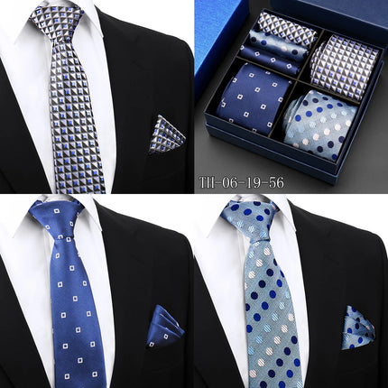 Mens Tie Hanky Set Burgundy Paisley Wedding Gift Box 3pcs by zapcart