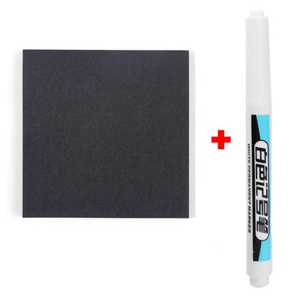 Choice Black Sticky Notes With White Pens For School by zapcart