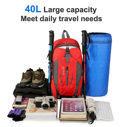 HTLT 45L Mountaineering Backpack Unisex Lightweight Outdoor by zapcart