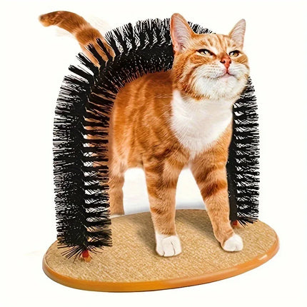 1pc Cat Grooming Massage Brush - Multi-functional Cat Comb Pet Toy For Cat Self-Grooming, Interactive Cat Playtime Supplies - zapcart - - zapcart - - www.zapcart.eu - United Kingdom - 1005008543876859-black - 22.99 - 