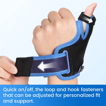VELPEAU Thumb Brace for De Quervains Tenosynovitis, Tendonitis and Arthritis Pain, CMC Joint Thumb Splint Fits Both Hands by zapcart