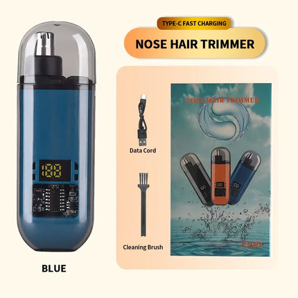 Heinast 2in1 Ear Nose Eyebrow Trimmer for Men Portable