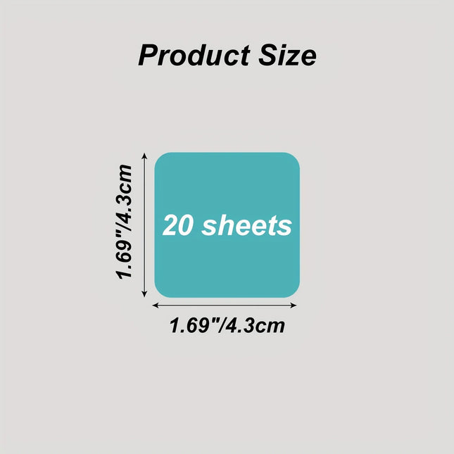 MOHAMM Waterproof Self Adhesive Sticky Notes for School by zapcart