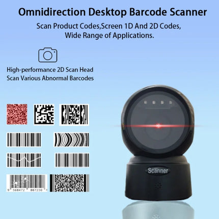 YuNew Omnidirectional 2D Barcode Scanner USB 1D 2D QR Store by zapcart