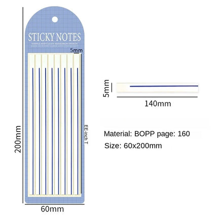 Pelsone Notes Waterproof Transparent Index Tabs Office by zapcart