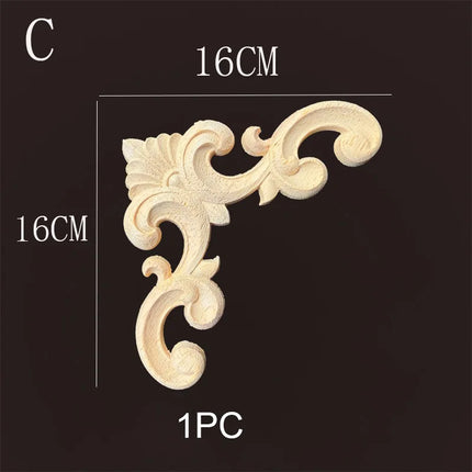 MaYupeT Premium Wood Corner Joint Appliques For Living Room by zapcart