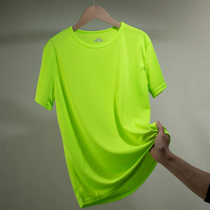 Multicolor Quick Dry Short Sleeve Sport T Shirt Men Running by zapcart