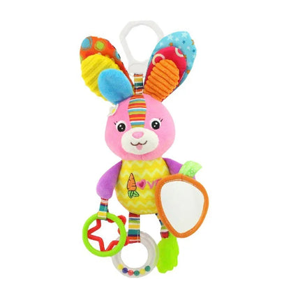 Baby Vehicle Mounted Cartoon Animal Soft Rattle Toy Infants by zapcart