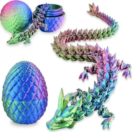 Choice 3D Dragon Egg Figurine Crystal Home Office Decor by zapcart