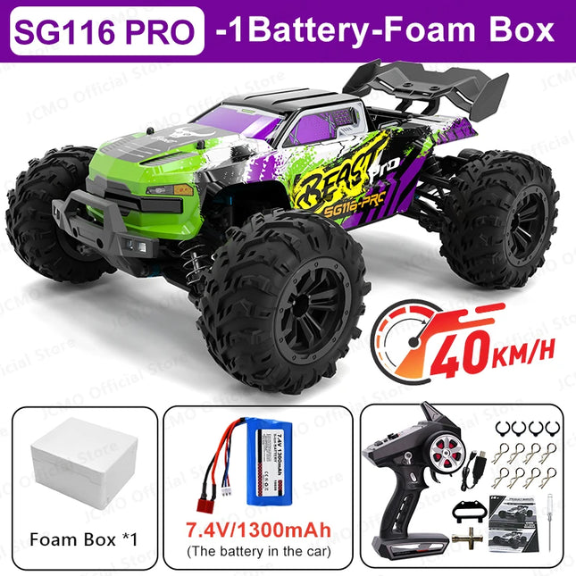 SG116MAX High Speed Brushless 4WD RC Car For Professionals by zapcart