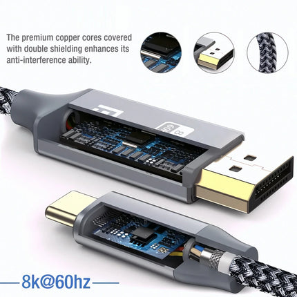 Nku USB C To DisplayPort Adapter 8K60Hz MacBook iPhone15 by zapcart