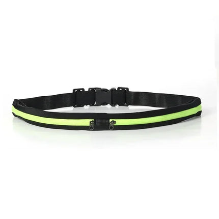 Bonytain Running Waist Pack Unisex Waterproof Double Pocket by zapcart