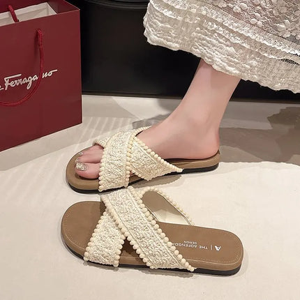 Rubber Flip Flops Women Lightweight Soft Designer Slides by zapcart