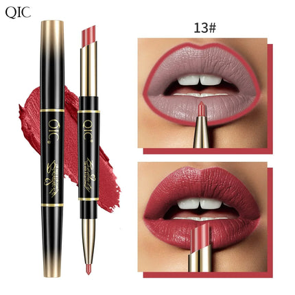 QIC Matte Lipstick And Lip Liner Nude Two In One For Women by zapcart