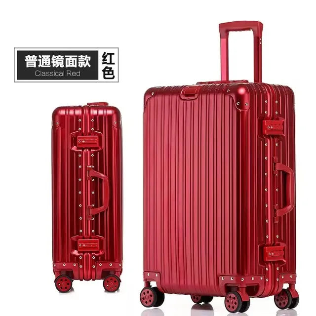 Travel Tale Unisex Rolling Luggage Spinner Aluminum by zapcart