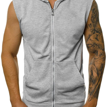 Mens Slim Summer Hooded Sleeveless Vest CN Guangdong by zapcart