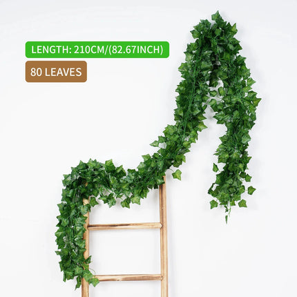 Uflower Ivy Leaf Hanging Vine Garland Lush Wedding Decor by zapcart