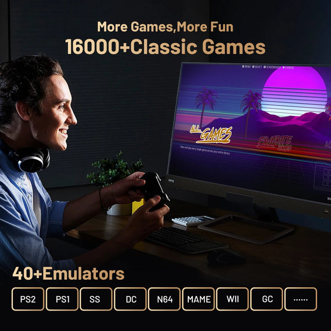 Kinhank Super Console X5 Pro Retro Game Console 4TB For TV by zapcart