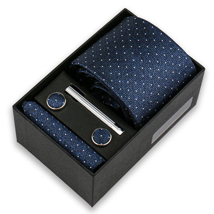 CN Mens Premium Tie Set Gift Box Paisley Handkerchief by zapcart