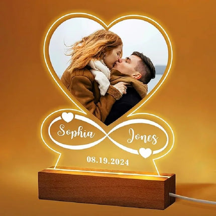 Personalized Anniversary Photo Frame For Couples Gift by zapcart