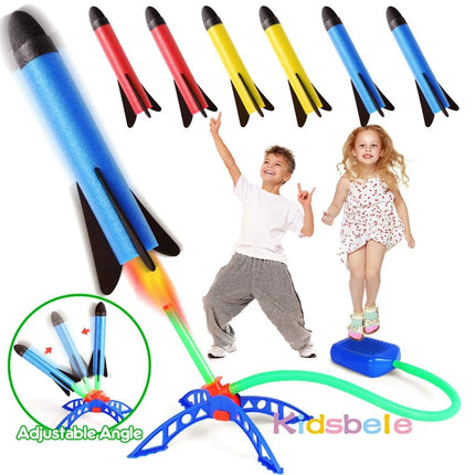 Kid Air Rocket Foot Pump Launcher for Kids Jump Higher by zapcart