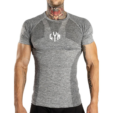 Jason Rain Mens Quick Dry Sport T Shirt Compression by zapcart